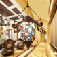 1 Bulb Urn Pendant Light Fixture Vintage Copper Metal Hanging Lamp Kit for Hallway Clearhalo 'Ceiling Lights' 'Pendant Lights' 'Pendants' Lighting' 392801