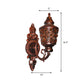Bohemian Lantern Sconce Wall Lighting 1-Head Metal Wall Mount Lamp in Copper for Bedroom Clearhalo 'Wall Lamps & Sconces' 'Wall Lights' Lighting' 394497