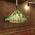 House Restaurant Ceiling Light Retro Metal 1 Head Yellow LED Drop Pendant with Plant Decor Yellow Clearhalo 'Ceiling Lights' 'Industrial Pendants' 'Industrial' 'Middle Century Pendants' 'Pendant Lights' 'Pendants' 'Tiffany' Lighting' 398112