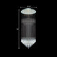 13-Head Orbs and Rods Hanging Light Contemporary Silver Crystal LED Cluster Pendant Light Clearhalo 'Ceiling Lights' 'Modern Pendants' 'Modern' 'Pendant Lights' 'Pendants' Lighting' 398860