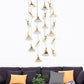 24 Heads Acrylic Suspension Lamp Contemporary Gold Ginkgo Leaf Stair Cluster Pendant Light Clearhalo 'Ceiling Lights' 'Modern Pendants' 'Modern' 'Pendant Lights' 'Pendants' Lighting' 398898