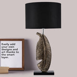 1 Bulb Bedroom Task Lamp Nordic Black Reading Book Light with Cylindrical Fabric Shade Clearhalo 'Lamps' 'Table Lamps' Lighting' 400256