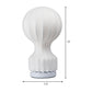 White Curved Table Light Modernist 1 Bulb Fabric Small Desk Lamp for Living Room Clearhalo 'Lamps' 'Table Lamps' Lighting' 400295