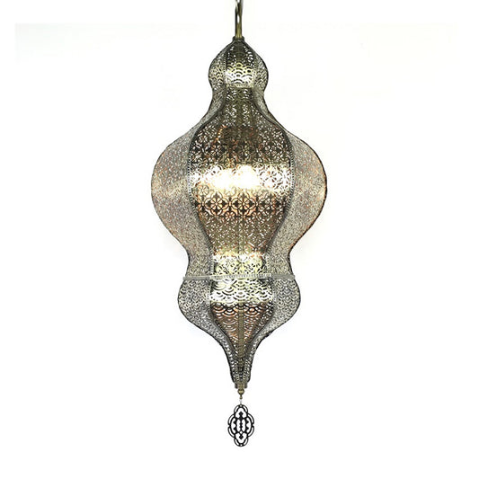 Gourd Restaurant Wall Lighting Vintage Metallic 1 Light Bronze Sconce Lamp Fixture Clearhalo 'Wall Lamps & Sconces' 'Wall Lights' Lighting' 400538