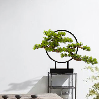 12"/15" Long LED Ring Night Table Lamp Industrial Black Metal Nightstand Lighting for Restaurant Black Clearhalo 'Lamps' 'Table Lamps' Lighting' 400646