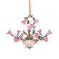15 Heads Chandelier Lighting American Garden Lily Metal LED Pendant Ceiling Light in Brass for Living Room Clearhalo 'Ceiling Lights' 'Chandeliers' Lighting' options 400899