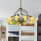 Metal Tulip Ceiling Chandelier Romantic Pastoral 6/8/10 Bulbs Living Room LED Hanging Pendant Light in Brass Clearhalo 'Ceiling Lights' 'Chandeliers' Lighting' options 401327