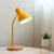 Wide Flare Table Light Macaron Metal 1 Bulb Pink/Yellow Small Desk Lamp with Rotating Node Yellow Clearhalo 'Lamps' 'Table Lamps' Lighting' 404677