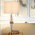 Gold Flare Task Lighting Modernism 1 Head Fabric Reading Book Light for Living Room Gold Clearhalo 'Lamps' 'Table Lamps' Lighting' 405138
