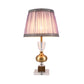 Tapered Study Lamp Modern Fabric 1 Bulb Task Lighting in Light Purple for Bedroom Clearhalo 'Lamps' 'Table Lamps' Lighting' 405451