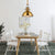 Metal Dome Shade Pendant Light Antique Style 1 Light Hanging Lamp with Frosted Diffuser in Antique Brass Gold Clearhalo 'Art Deco Pendants' 'Cast Iron' 'Ceiling Lights' 'Ceramic' 'Crystal' 'Industrial Pendants' 'Industrial' 'Metal' 'Middle Century Pendants' 'Pendant Lights' 'Pendants' 'Tiffany' Lighting' 4059