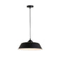 Metallic Black Finish Ceiling Lamp Barn Shade 1 Head Retro Industrial Hanging Pendant Light for Restaurant, 10"/14" Wide Clearhalo 'Art Deco Pendants' 'Black' 'Cast Iron' 'Ceiling Lights' 'Ceramic' 'Crystal' 'Industrial Pendants' 'Industrial' 'Metal' 'Middle Century Pendants' 'Pendant Lights' 'Pendants' 'Rustic Pendants' 'Tiffany' Lighting' 40609