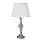 Contemporary 1-Bulb Night Light Gold Candlestick Nightstand Lamp with Crystal Accent Clearhalo 'Lamps' 'Table Lamps' Lighting' 406427