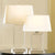 Rectangular Task Light Contemporary Clear Crystal 18"/22" Wide 1 Bulb White Desk Lamp White Clearhalo 'Lamps' 'Table Lamps' Lighting' 406694