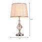 Barrel Shade Fabric Task Lighting Modernism 1 Head Grey Reading Lamp for Bedroom Clearhalo 'Lamps' 'Table Lamps' Lighting' 406745