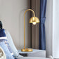 Post-Modern Dome Nightstand Light Metal 1-Head Bedroom Night Table Lamp in Gold Clearhalo 'Lamps' 'Table Lamps' Lighting' 406774