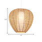 Rope Drum/Teardrop Ceiling Lamp Modern 1 Bulb Hanging Pendant Light in Wood for Living Room Clearhalo 'Ceiling Lights' 'Pendant Lights' 'Pendants' Lighting' 415906