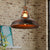 Metal Rust Pendant Light Fixture with Barn Shade 1 Bulb Rustic Style Hanging Lamp with Adjustable Cord, 10.5"/12"/15" Width Rust Clearhalo 'Art Deco Pendants' 'Cast Iron' 'Ceiling Lights' 'Ceramic' 'Crystal' 'Industrial Pendants' 'Industrial' 'Metal' 'Middle Century Pendants' 'Pendant Lights' 'Pendants' 'Tiffany' Lighting' 4172