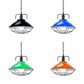 11"/14" Dia 1 Light Dome Hanging Lamp Industrial Black/Blue Metal Pendant Lighting with Wire Cage for Indoor Clearhalo 'Art Deco Pendants' 'Black' 'Cast Iron' 'Ceiling Lights' 'Ceramic' 'Crystal' 'Industrial Pendants' 'Industrial' 'Metal' 'Middle Century Pendants' 'Pendant Lights' 'Pendants' 'Rustic Pendants' 'Tiffany' Lighting' 41809