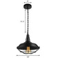 Retro Stylish Wire Guard Pendant Light with Barn Shade 10"/14"/18" Wide 1 Light Metal Hanging Fixture in Black/Bronze/Rust for Kitchen Clearhalo 'Art Deco Pendants' 'Black' 'Cast Iron' 'Ceiling Lights' 'Ceramic' 'Crystal' 'Industrial Pendants' 'Industrial' 'Metal' 'Middle Century Pendants' 'Pendant Lights' 'Pendants' 'Rustic Pendants' 'Tiffany' Lighting' 4301