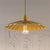 1 Light Pendant Lamp Vintage Style Scalloped Shade Metal Suspension Light in Brass for Farmhouse Brass Clearhalo 'Art Deco Pendants' 'Cast Iron' 'Ceiling Lights' 'Ceramic' 'Crystal' 'Industrial Pendants' 'Industrial' 'Metal' 'Middle Century Pendants' 'Pendant Lights' 'Pendants' 'Tiffany' Lighting' 452552