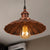 1 Light Hanging Ceiling Light with Scalloped Shade Iron Farmhouse Style Indoor Pendant Light Rust Clearhalo 'Art Deco Pendants' 'Cast Iron' 'Ceiling Lights' 'Ceramic' 'Crystal' 'Industrial Pendants' 'Industrial' 'Metal' 'Middle Century Pendants' 'Pendant Lights' 'Pendants' 'Tiffany' Lighting' 452573