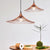 1 Light Suspended Lamp Loft Style Flared Shade Metal Hanging Lamp with Metal Frame in Rose Gold, 16"/19.5" Dia Rose Gold Clearhalo 'Art Deco Pendants' 'Cast Iron' 'Ceiling Lights' 'Ceramic' 'Crystal' 'Industrial Pendants' 'Industrial' 'Metal' 'Middle Century Pendants' 'Pendant Lights' 'Pendants' 'Tiffany' Lighting' 45292