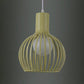 Metal White/Beige Ceiling Lighting Dome Caged 1 Bulb Industrial Style Hanging Lamp for Dining Room, 8.5"/11"/15" Wide Clearhalo 'Ceiling Lights' 'Modern Pendants' 'Modern' 'Pendant Lights' 'Pendants' Lighting' 45452