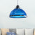 Acrylic and Metal Ribbed Dome Pendant Lighting Industrial 1 Head Living Room Hanging Lamp in White/Red/Yellow Blue Clearhalo 'Ceiling Lights' 'Industrial Pendants' 'Industrial' 'Middle Century Pendants' 'Pendant Lights' 'Pendants' 'Tiffany' Lighting' 456421