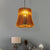 1 Bulb Ceiling Fixture with Cylinder Shade Corrugated Paper Asian Stylish Dining Room Pendant Lighting in Brown Brown Bell Clearhalo 'Ceiling Lights' 'Modern Pendants' 'Modern' 'Pendant Lights' 'Pendants' Lighting' 456641