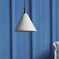 1 Bulb Cone Hanging Lamp Industrial Style Gray Cement Height Adjustable Pendant Lighting for Living Room Clearhalo 'Ceiling Lights' 'Modern Pendants' 'Modern' 'Pendant Lights' 'Pendants' Lighting' 460347