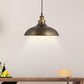 1 Light Pendant Ceiling Light Antique Style Bowl Iron Hanging Lamp with Adjustable Cord in Brass/Aged Silver Clearhalo 'Art Deco Pendants' 'Cast Iron' 'Ceiling Lights' 'Ceramic' 'Crystal' 'Industrial Pendants' 'Industrial' 'Metal' 'Middle Century Pendants' 'Pendant Lights' 'Pendants' 'Tiffany' Lighting' 460431