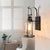 Cylinder Clear Glass Wall Mounted Lamp Industrial Single Bulb Living Room Sconce Light in Black/White/Rust with Cage Black Clearhalo 'Cast Iron' 'Glass' 'Industrial wall lights' 'Industrial' 'Middle century wall lights' 'Modern' 'Tiffany' 'Traditional wall lights' 'Wall Lamps & Sconces' 'Wall Lights' Lighting' 467830
