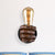 1 Head Wall Light with Right/Left Hand Shade Wood Industrial Style Living Room Sconce Light Fixture in Brown Brown Right Clearhalo 'Art deco wall lights' 'Cast Iron' 'Glass' 'Industrial wall lights' 'Industrial' 'Middle century wall lights' 'Modern' 'Rustic wall lights' 'Tiffany' 'Traditional wall lights' 'Wall Lamps & Sconces' 'Wall Lights' Lighting' 467963