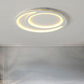 White Ripple Flush Lighting Modern Simple Metal Led Flushmount Light, 16"/19.5"/23.5" Wide Clearhalo 'Ceiling Lights' 'Close To Ceiling Lights' 'Close to ceiling' 'Flush mount' Lighting' 468113