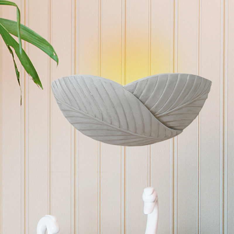 Cement Bowl/Cylinder Shade Wall Lighting Modern Style 1 Light Bathroom Wall Light Fixture in Grey Clearhalo 'Industrial wall lights' 'Industrial' 'Middle century wall lights' 'Tiffany' 'Wall Lamps & Sconces' 'Wall Lights' Lighting' 493859