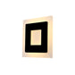 Acrylic Square Sconce Light Minimalist LED Black Wall Mount Lamp Fixture in White/Warm Light Clearhalo 'Cast Iron' 'Glass' 'Industrial' 'Modern wall lights' 'Modern' 'Tiffany' 'Traditional wall lights' 'Wall Lamps & Sconces' 'Wall Lights' Lighting' 505248