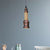 1 Light Water Pipe Hanging Lighting Industrial Rust Metallic LED Ceiling Pendant Lamp, 7.5"/8.5" High Rust 8.5" Clearhalo 'Art Deco Pendants' 'Cast Iron' 'Ceiling Lights' 'Ceramic' 'Crystal' 'Industrial Pendants' 'Industrial' 'Metal' 'Middle Century Pendants' 'Pendant Lights' 'Pendants' 'Tiffany' Lighting' 510923
