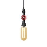 Pipe Metal LED Ceiling Light Antiqued 1 Head 3"/4" W Coffee House Hanging Lamp Kit in Black with Capsule Amber Glass Shade Clearhalo 'Art Deco Pendants' 'Black' 'Cast Iron' 'Ceiling Lights' 'Ceramic' 'Crystal' 'Industrial Pendants' 'Industrial' 'Metal' 'Middle Century Pendants' 'Pendant Lights' 'Pendants' 'Rustic Pendants' 'Tiffany' Lighting' 510943