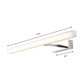 Metal Linear Vanity Sconce Modernist 16"/19.5"/23.5" Wide Led Black/Silver Vanity Wall Light Fixture in Natural Light Clearhalo 'Cast Iron' 'Glass' 'Industrial' 'Modern wall lights' 'Modern' 'Tiffany' 'Traditional wall lights' 'Vanity Lights' 'Wall Lights' Lighting' 512061