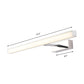 Metal Linear Vanity Sconce Modernist 16"/19.5"/23.5" Wide Led Black/Silver Vanity Wall Light Fixture in Natural Light Clearhalo 'Cast Iron' 'Glass' 'Industrial' 'Modern wall lights' 'Modern' 'Tiffany' 'Traditional wall lights' 'Vanity Lights' 'Wall Lights' Lighting' 512062
