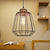 1 Head Hanging Pendant Light with Barrel/Cylinder Cage Shade Metal Retro Style Bedroom Hanging Lamp in Black Black Barrel Clearhalo 'Art Deco Pendants' 'Black' 'Cast Iron' 'Ceiling Lights' 'Ceramic' 'Crystal' 'Industrial Pendants' 'Industrial' 'Metal' 'Middle Century Pendants' 'Pendant Lights' 'Pendants' 'Rustic Pendants' 'Tiffany' Lighting' 5132