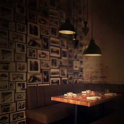 2-Light Pendant Lighting Industrial Dome Metal Hanging Ceiling Light in Antique Bronze Antique Bronze Clearhalo 'Art Deco Pendants' 'Cast Iron' 'Ceiling Lights' 'Ceramic' 'Crystal' 'Industrial Pendants' 'Industrial' 'Metal' 'Middle Century Pendants' 'Pendant Lights' 'Pendants' 'Tiffany' Lighting' 513359