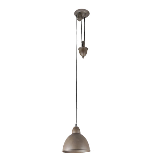 Industrial Dome Hanging Ceiling Light 1/2-Light Metal Pendant Lighting in Grey for Dining Room Clearhalo 'Art Deco Pendants' 'Cast Iron' 'Ceiling Lights' 'Ceramic' 'Crystal' 'Industrial Pendants' 'Industrial' 'Metal' 'Middle Century Pendants' 'Pendant Lights' 'Pendants' 'Tiffany' Lighting' 513575