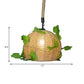1 Bulb Dome Pendant Light Vintage Beige Hemp Rope LED Plant Hanging Lamp for Restaurant Clearhalo 'Ceiling Lights' 'Industrial Pendants' 'Industrial' 'Middle Century Pendants' 'Pendant Lights' 'Pendants' 'Tiffany' Lighting' 519250