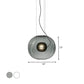 Globe Hanging Light Fixture Modern Smoke Gray/Clear Glass 1 Head Dining Room Pendant Light Kit Clearhalo 'Ceiling Lights' 'Chandeliers' 'Glass shade' 'Glass' 'Modern Pendants' 'Modern' 'Pendant Lights' 'Pendants' Lighting' 520412