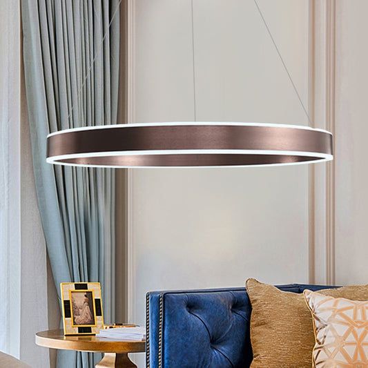 Modern Twisted Pendant Chandelier Acrylic 1/2/3 Lights Living Room Hanging Ceiling Light in Brown, Natural Light 1 Brown Clearhalo 'Ceiling Lights' 'Chandeliers' 'Modern Chandeliers' 'Modern' Lighting' 520975
