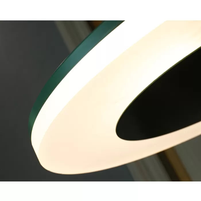 Circle Living Room Floor Lamp Metal Nordic Stylish Candy Colored Floor Light Clearhalo 'Floor Lamps' 'Lamps' Lighting' 52314