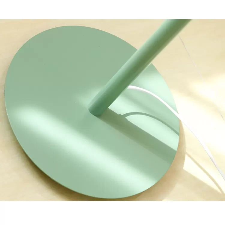 Circle Living Room Floor Lamp Metal Nordic Stylish Candy Colored Floor Light Clearhalo 'Floor Lamps' 'Lamps' Lighting' 52315