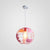 8"/12" Wide Globe Cage Metal Pendant Light Industrial 1 Light Living Room Hanging Lamp in Black/White/Pink Pink 12" Clearhalo 'Art Deco Pendants' 'Black' 'Cast Iron' 'Ceiling Lights' 'Ceramic' 'Crystal' 'Industrial Pendants' 'Industrial' 'Metal' 'Middle Century Pendants' 'Pendant Lights' 'Pendants' 'Rustic Pendants' 'Tiffany' Lighting' 5249